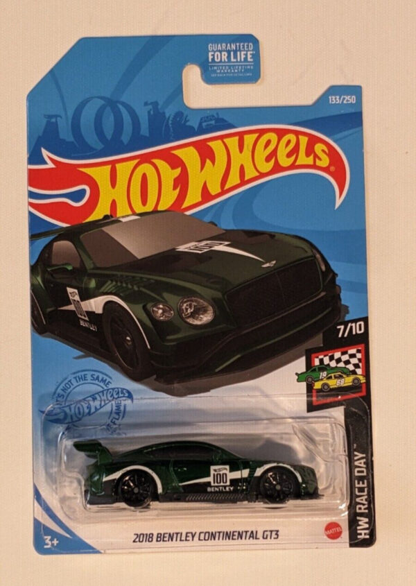 HOT WHEELS 2018 BENTLEY CONTINENTAL GT3