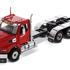 DM Western Star 49X SB Tridem Day Cab in Viper Red - Cab Only