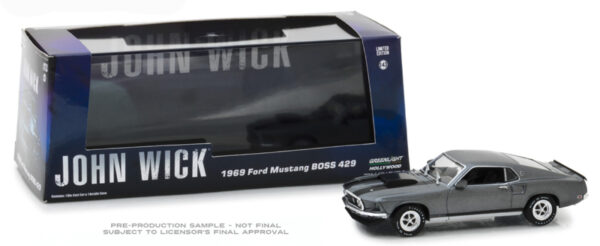 Greenlight 1969 Ford Mustang BOSS 429 - John Wick (2014)