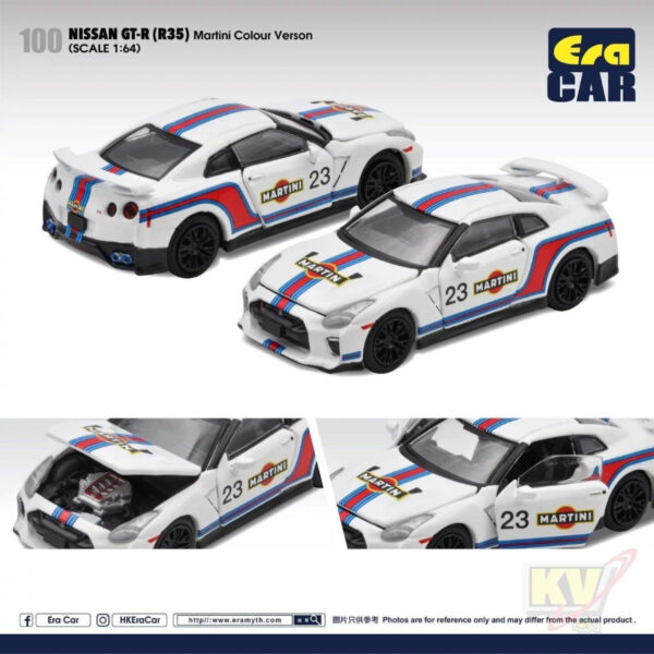 ERA#100 1/64 Nissan GT-R (R35) Martini Colour Version