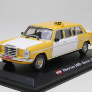 EDICOLA  Mercedes 240D 1970, yellow/white Taxi Beirut  1/43