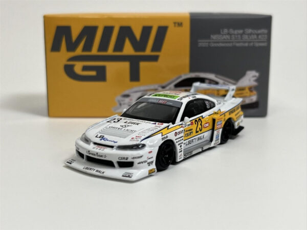 Mini GT lb-Super Silhouette Nissan S15 Silvia #23 1:64 Scale