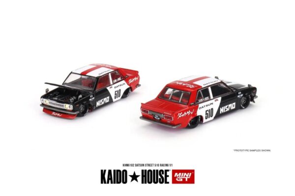 MINIGT KAIDO HOUSE 102 DATSUN STREET 510 RACING V1140