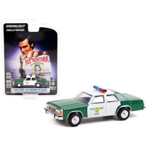 (PRE VENTA) 1983 Ford LTD Crown Victoria Green and White Miami-Dade Police Department Ace Ventura: Pet Detective (1994) Movie Hollywood Series