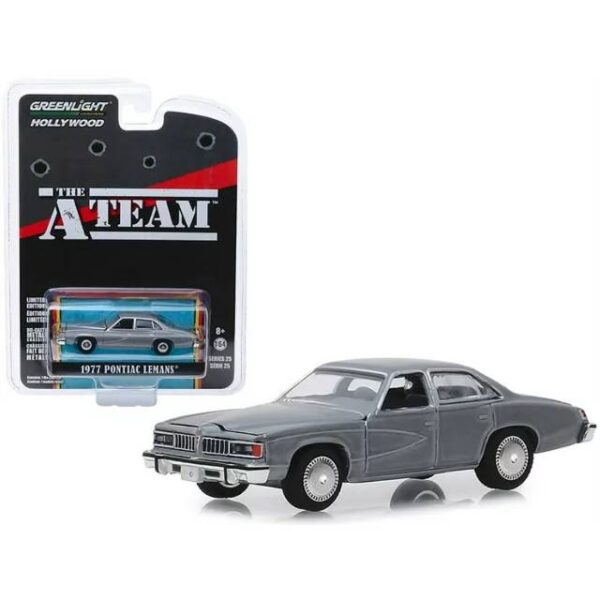 PRE ORDEN GREENLIGHT 1977 Pontiac LeMans Gray "The A-Team" (1983-1987) TV Series "Hollywood Series" Release 25