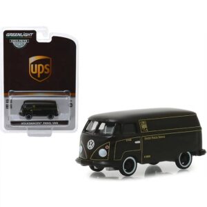PRE VENTA GREENLIGHT VOLKSWAGEN PANEL VAN DARK BROWN