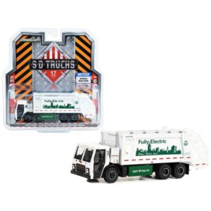 PRE VENTA GREENLIGHT 2021 Mack LR Electric Rear Loader Refuse Truck White