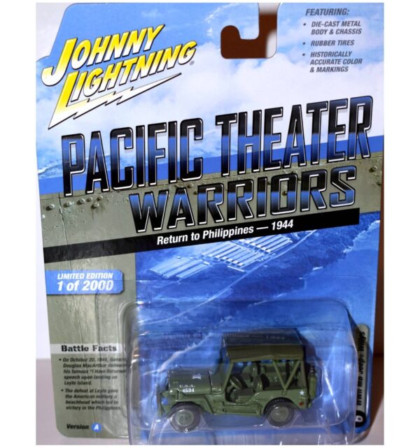 Johnny Lightning - Pacific Theater Warriors - WWII MB Jeep Willys