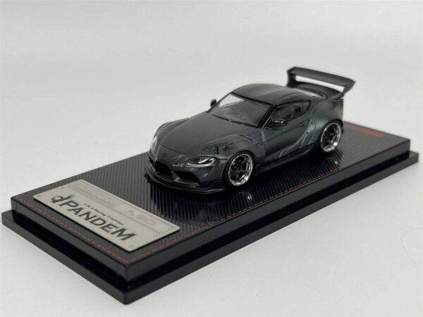 Ignition model Pandem Supra A90 Matte Blue Grey Metallic 1:64
