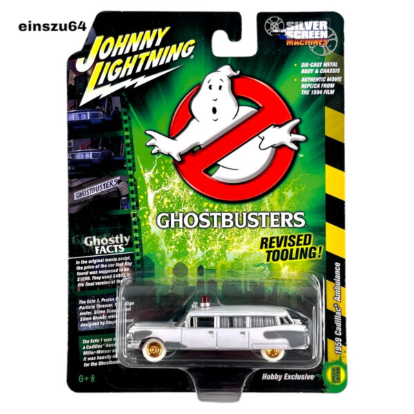 JOHNNY LIGHTNING GHOSTBUSTERS 1959 CADILLAC AMBULANCE