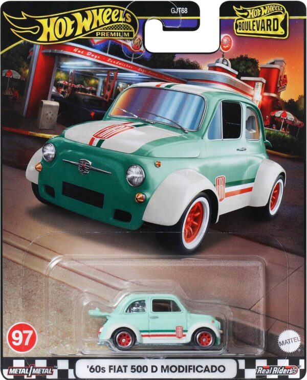 Hot Wheels Boulevard 60s Fiat 500D Modifiado