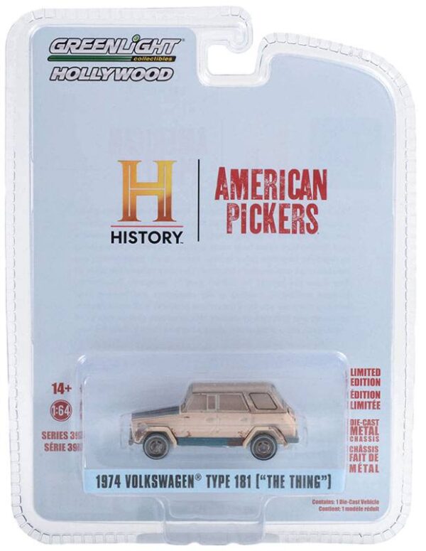 PRE ORDEN Greenlight 1974 Volkswagen Thing (Type 181) - American Pickers (2010-Current TV Series)