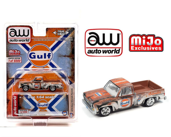 AUTO WORLD 1978 CHEVY SILVERADO FLEETSIDE GULF