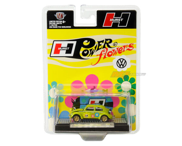 M2 1953 VOLKSWAGEN } BEETLE DELUXEUSAMODELPOWER FLOWERS