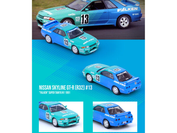 INNO64 NISSAN SKYLINE GT-R R32 #13 FALKEN SUPER TAIKYU N1 1991