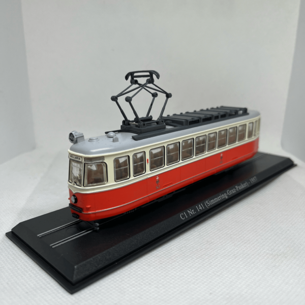 SALVAT TRANVÍA C1 NR 141 SIMMERING GRAZ PAUKER 1957 1/87