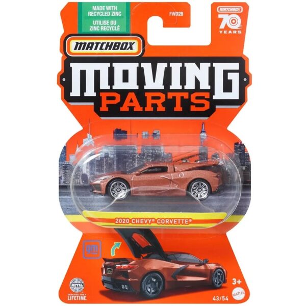 MATCHBOX 2020 CHEVY CORVETTE MOVING PARTS