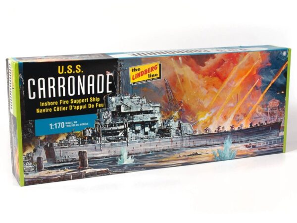 ROUND2 Lindberg USS Carronade 1:168 Scale Model Kit