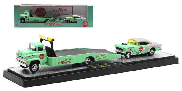 M2  Coca-Cola - 1958 Chevrolet Spartan LCF and 1955 Chevrolet Bel Air Gasser Auto-Haulers Coca-Cola Release TW11