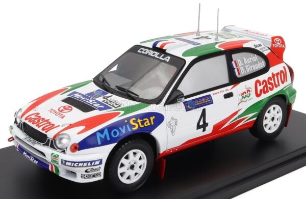 SALVAT TOYOTA COROLLA WRC AURIOL GIRAUDET CHINA RALLY 1999 1/24