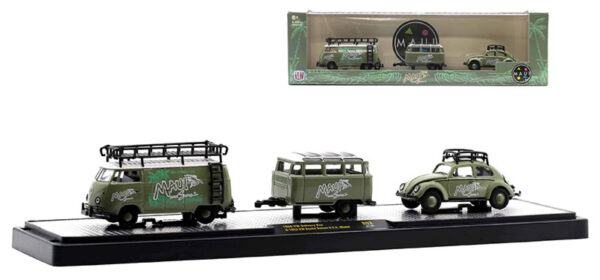 M2 Maui and Sons - 1960 Volkswagen Delivery Van and 1953 Volkswagen Beetle Deluxe USA Model