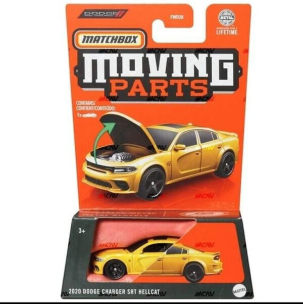MATCHBOX MOVING PARTS 2020 DODGE CHARGER SRT HELLCAT